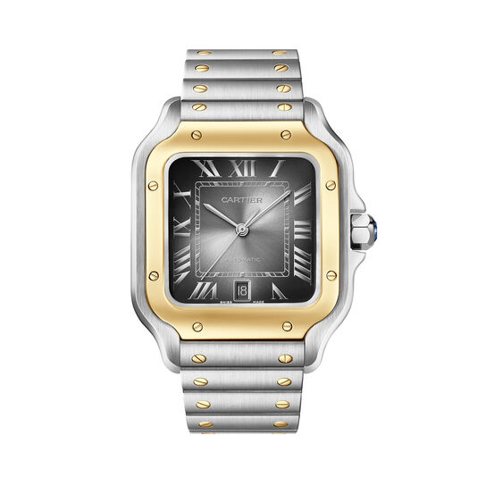 Cartier Santos de Cartier Large Automatic 40 mm Yellow Gold and Stainless Steel W2SA0030 image number 0